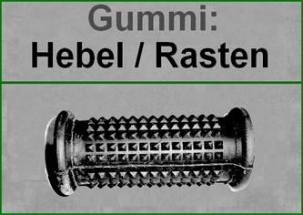 Fußrasten- und Hebel-Gummis